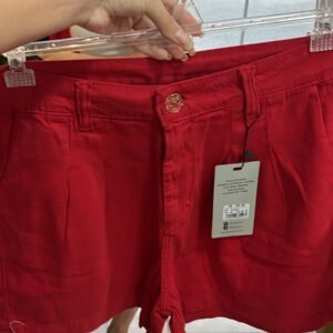 Bermuda Fau Cintura Alta