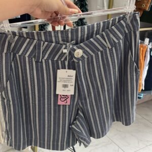 Short Estampado de Linho